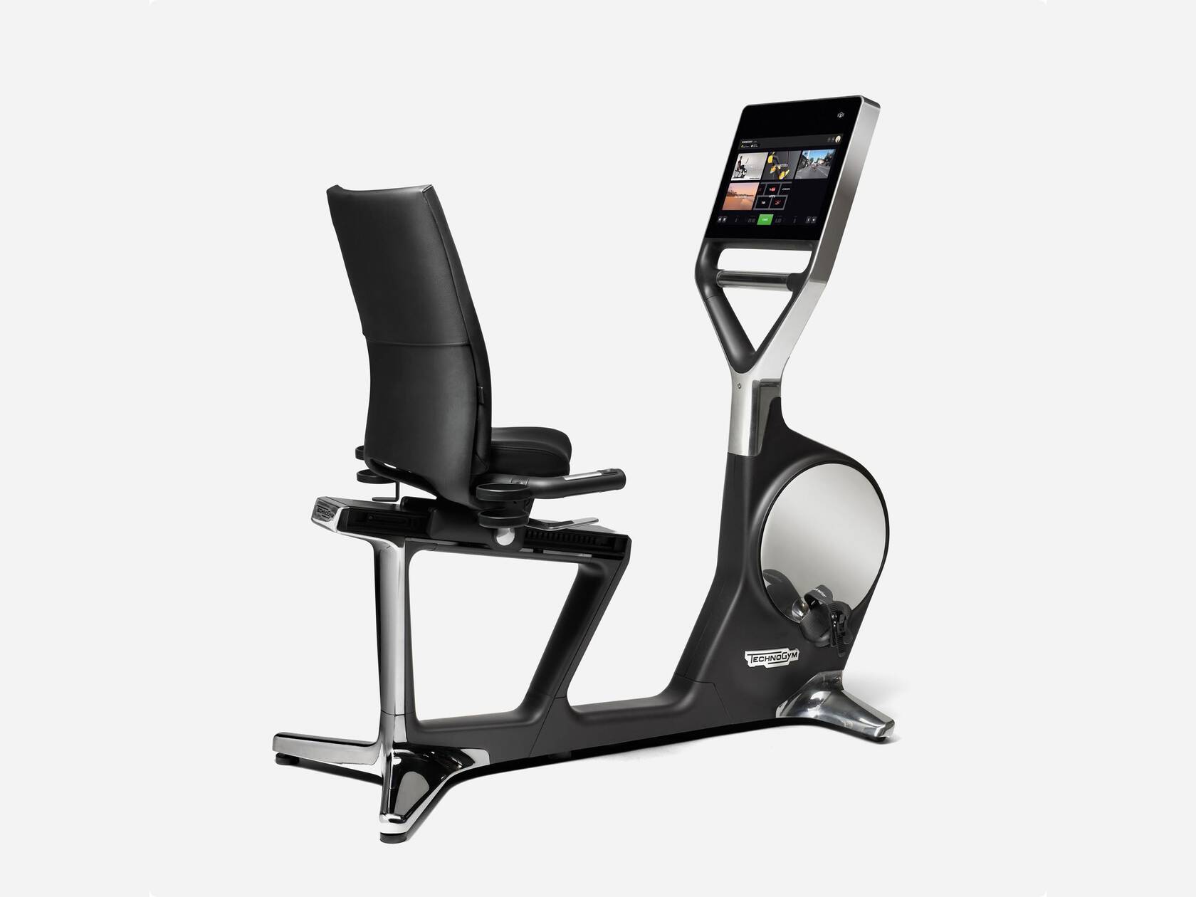 Дизайнерский горизонтальный велотренажер Technogym RECLINE PERSONAL